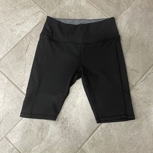 Black Side Pocket Athletic Shorts